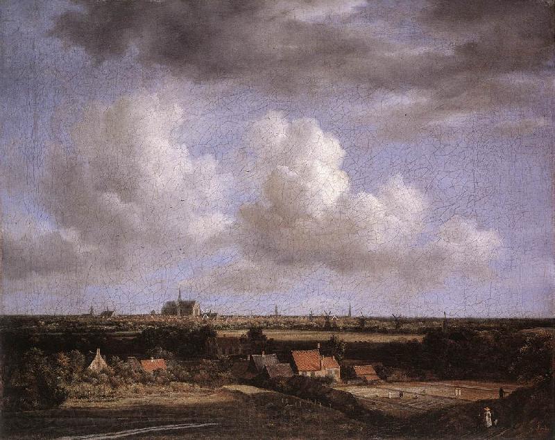Jacob van Ruisdael Landscape with a View of Haarlem